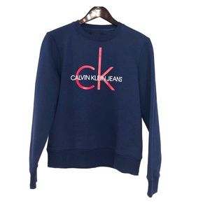 NWT Blue Calvin Klein Jeans sweatshirt S